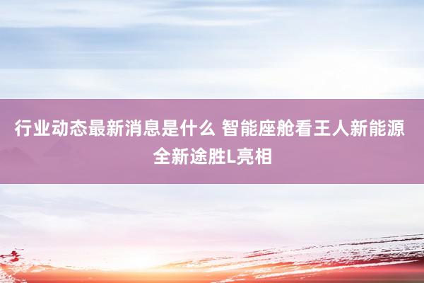 行业动态最新消息是什么 智能座舱看王人新能源 全新途胜L亮相