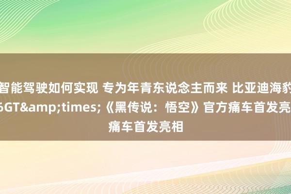 智能驾驶如何实现 专为年青东说念主而来 比亚迪海豹06GT&times;《黑传说：悟空》官方痛车首发亮相